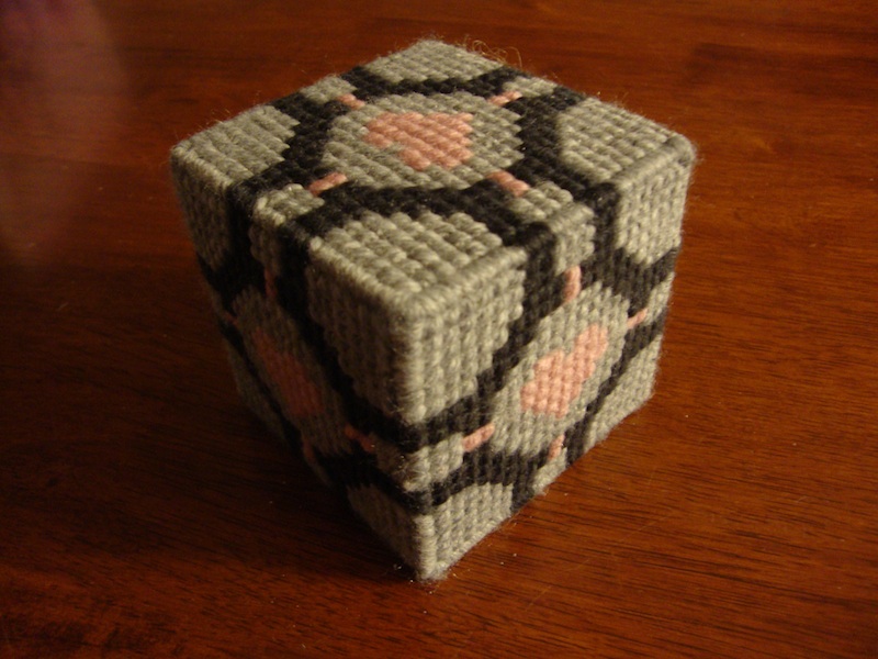 Home-made Companion Cube