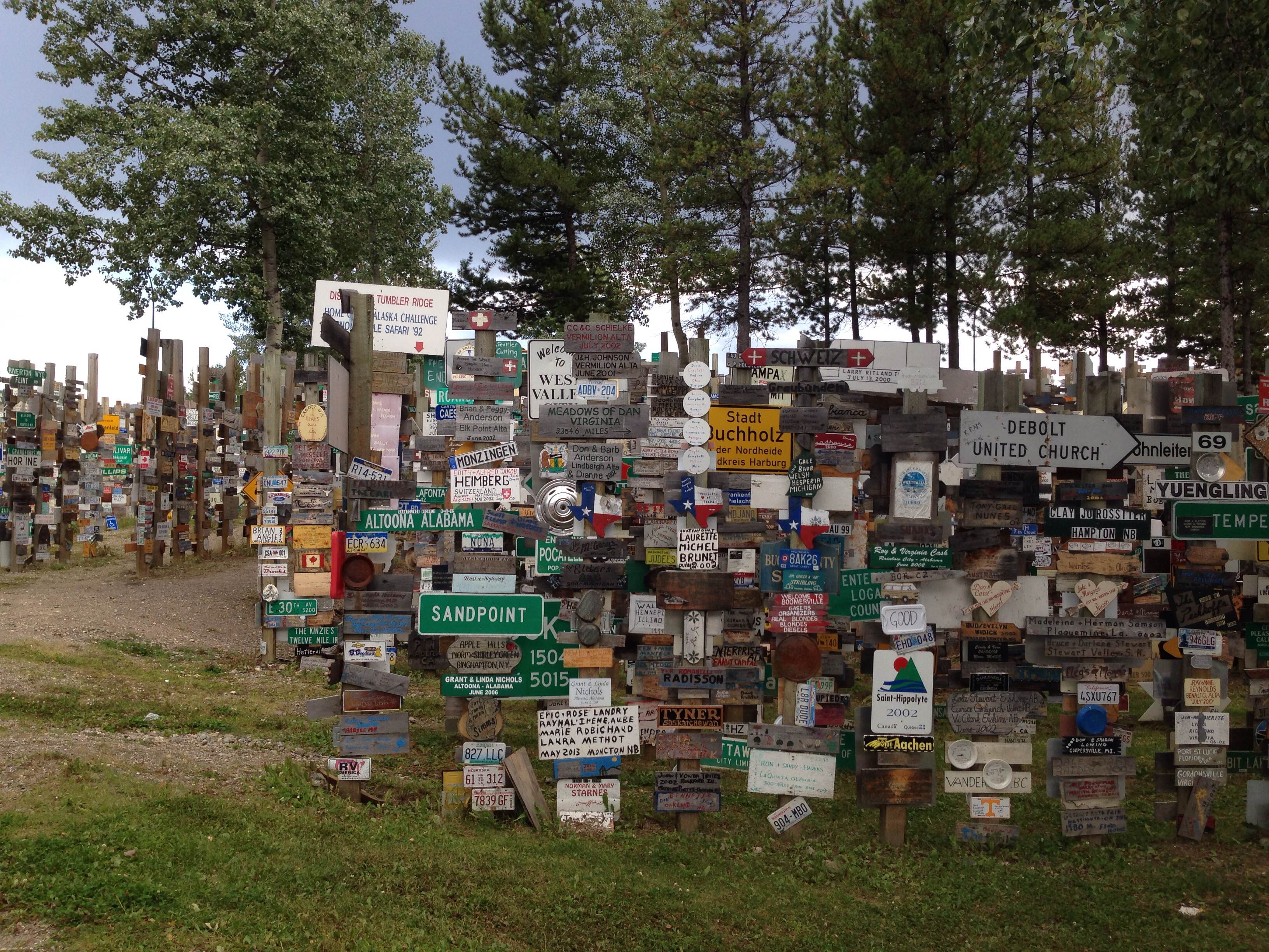 Sign Post Forest - another attempt to show how huge it is
